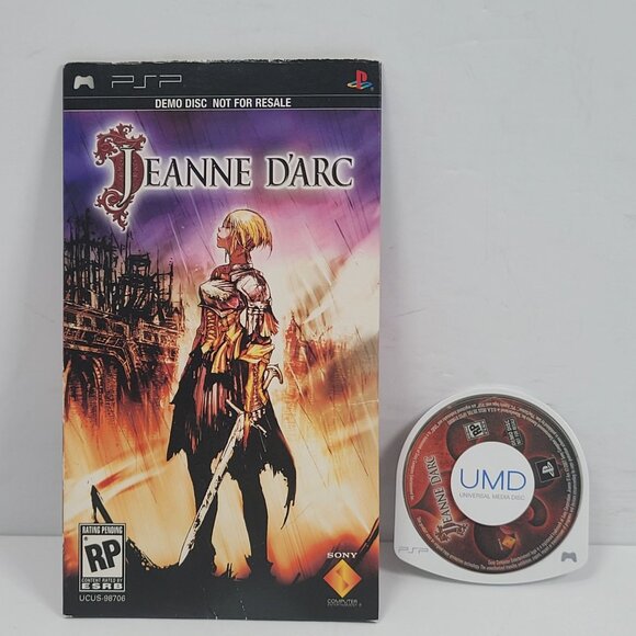 Disc Jeanne DArc Demo PSP Game UMD